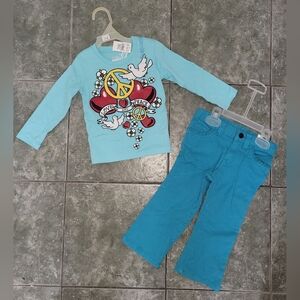 NWT The Children’s Place Girl's 2pcs Set Size 24M
